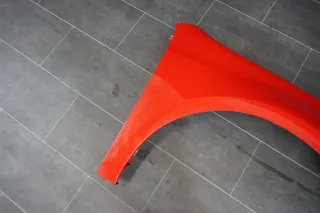 VW Golf VI 6 08-12 Kotflügel rechts lackiert LY3D Tornadorot vorn Beifahrerseite - Bild 4