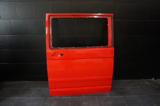 VW Transporter T5 Schiebetür Tür Links Rot Fahrertür Scheibe Fahrerseite - Bild 1