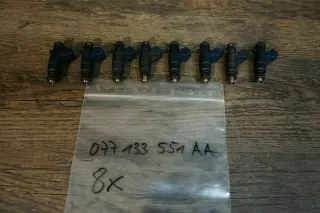 1x Bosch Einspritzdüse Injektor 077133551AA Audi RS6 4B 4,2 V8 BCY BRV - Bild 1