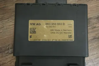 original Audi A6 4G A4 8K A5 8T Q3 8U Spannungswandler Steuergerät 8K0959663B - Bild 9