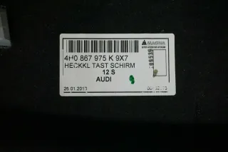 Audi A8 4H Heckklappenverkleidung 4H0867975K Verkleidung Heckklappe schwarz - Bild 10