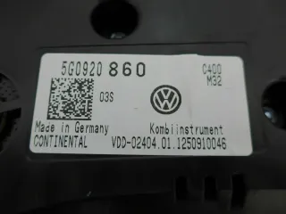 VW Golf 7 VII 5G Kombinstrument Tacho Benzin TSI 5G0920860 ACC Cluster - Bild 4