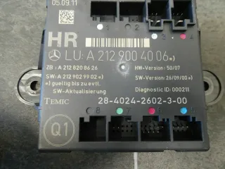 Mercedes W204 C-Klasse C220 Türsteuergerät Steuergerät Hinten Rechts A2129004006 - Bild 3