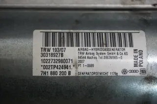 VW T5 Halterung mit integriertem Beifahrer rechts 7H1880200B Knallkörper - Bild 5