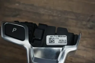 Audi Q7 4M Schaltknauf Leder Schalter Schaltsack Leder automatik 4M1713140B - Bild 3