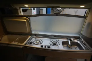 Ausbau VW T5 / T6 California Umbaupaket Original 3 Schienensystem Küche Camper - Bild 2