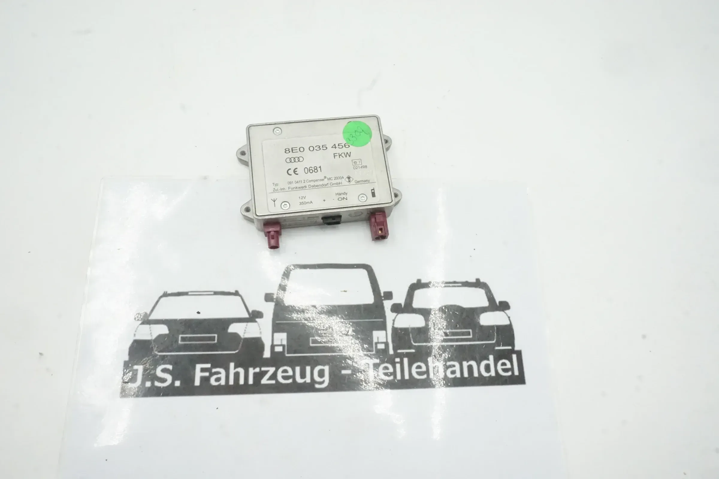 original Audi A3 8P A4 8E VW Audi Kompenser Handy Telefon Verstärker 8E0035456B - Bild 1
