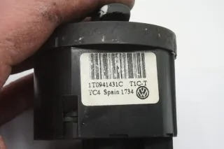 Lichtschalter Scheinwerfer VW Passat B6 Golf 5 V PLUS Jetta Touran 1T0941431C - Bild 6