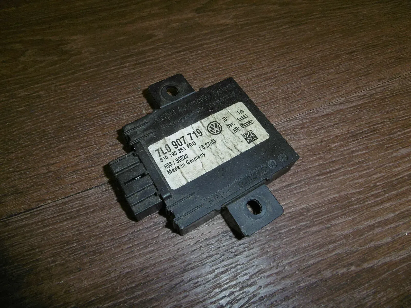 7L0907719A Steuergerät Abschleppschutz Diebstahlschutz VW Touareg 7L6 Phaeton - Bild 1