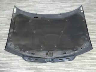 VW Bora BJ 1999 Motorhaube Deckel vorn Frontklappe schwarz LC9Z - Bild 9