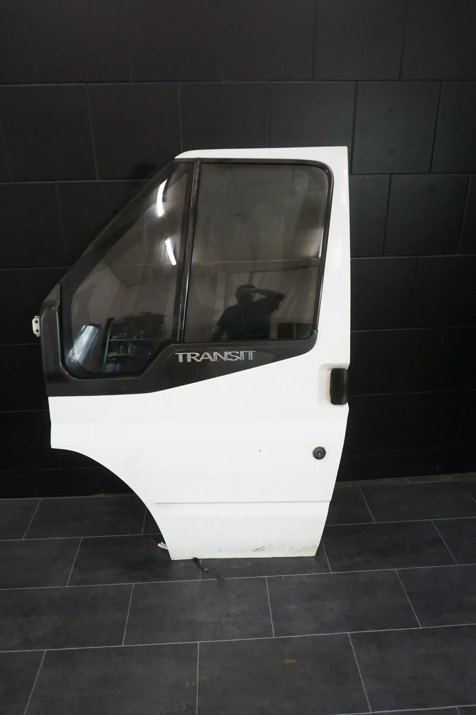 Ford Transit MK7 Tür Fahrertür vorne links weiss komplett - Bild 1