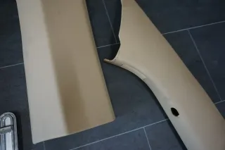 VW T5 Multivan Säule Verkleidung Säulenverkleidung Himmel A B C Beige leder - Bild 3