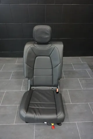 9Y3885376B Sitzend Sitz Hinten Rechte Seite Schwarzes Leder PORSCHE Cayenne 9Y - Bild 1