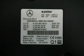 Mercedes W212 MOPF Kom Modul Steuergerät Telematik A2429004801 - Bild 3