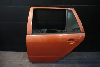 Skoda Fabia Combi 5J Tür hinten Links ohne Anbauteile Farbe orange 9771 - Bild 1