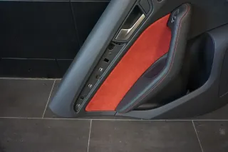 Türverkleidung hinten links Audi Q5 8R Verkleidung Rot Leder HL Alcantara - Bild 2