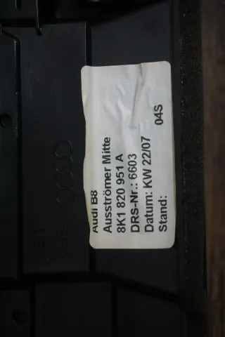 Audi A4 8K A5 8T Luftdüsen Ausströmer Mitte 8K1820951A - Bild 4