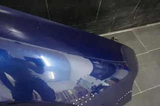 VW Touareg 7L Kotflügel Seitenwand vorn vorne rechts blau metallic LD5Q - Bild 3