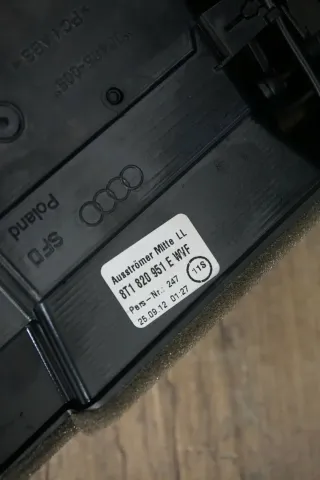Ausströmer mittig BELEUCHTET Audi A4 B8 8K 8T1820951C Lüftungsdüsen Lüftungsdüse - Bild 5