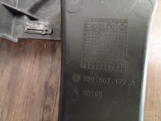 VW T6 Führungsstück vorne links Stossfänger Träger Halter 7E0807177A - Bild 3