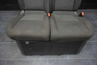 Ford Transit Custom Sitzbank Beifahrersitzbank Sitz Beifahrer Stoff Schwarz - Bild 6
