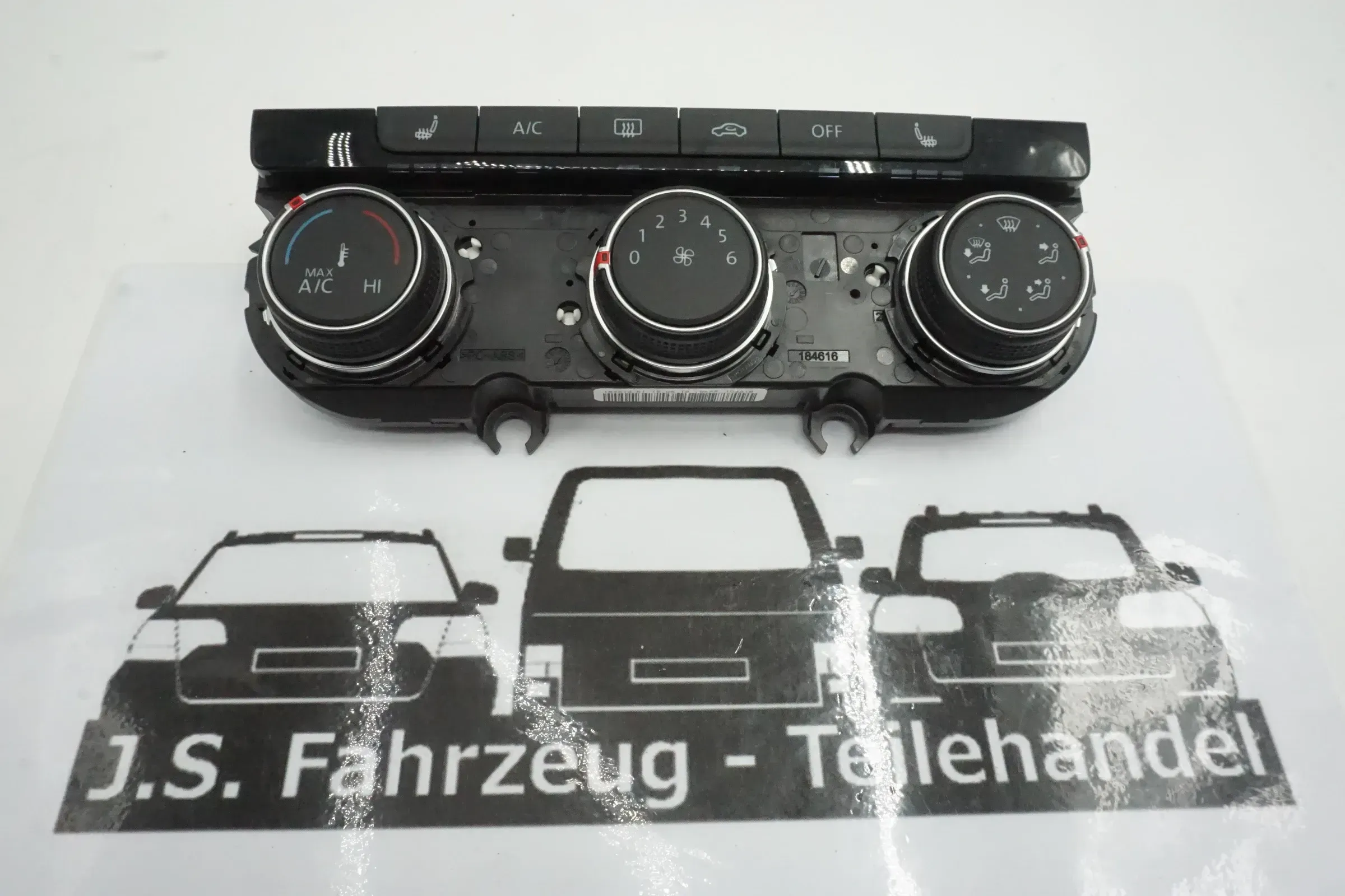 VW Golf 7 VII Klimabedienteil Sitzheizungung 5G0907426AR Steuergerät Klima - Bild 1