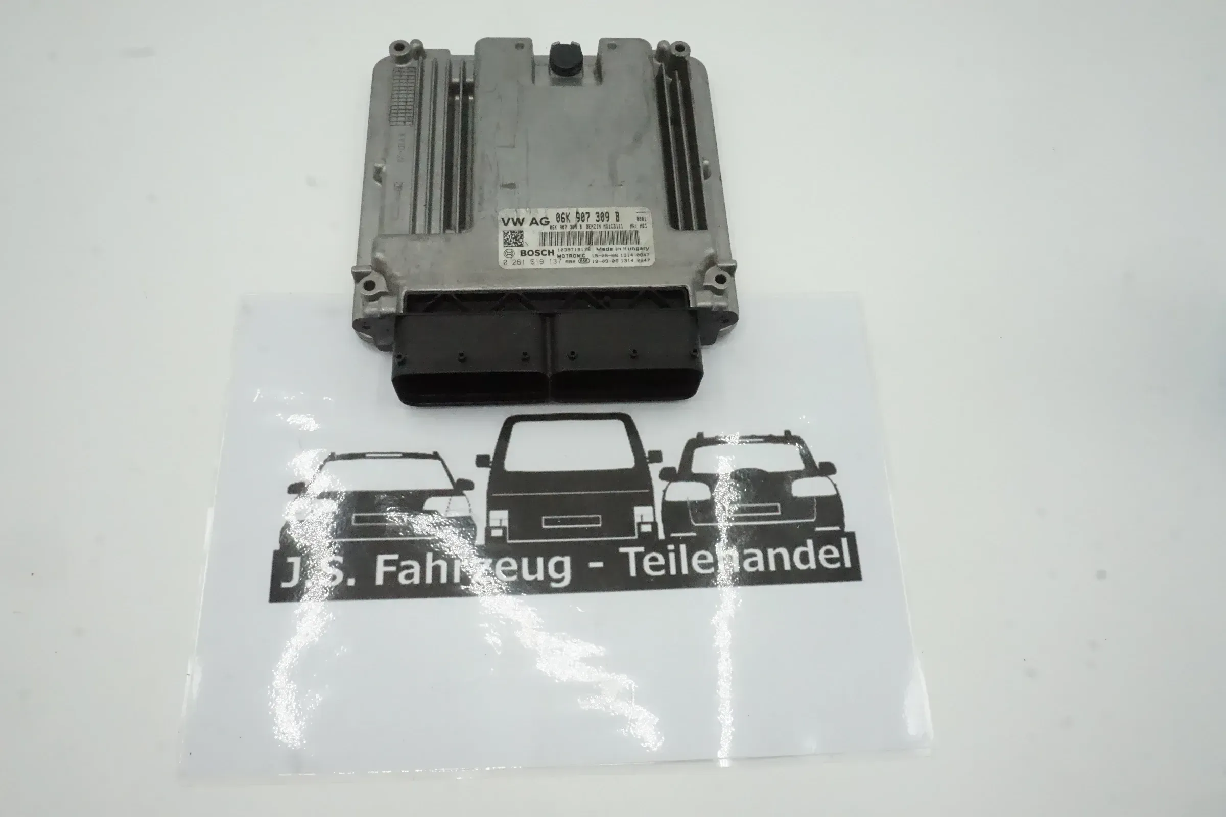 Motorsteuergerät Seat Leon 2.0 TSI 190PS 06K907309B MG1CS111 Bosch 0261S19137 - Bild 1