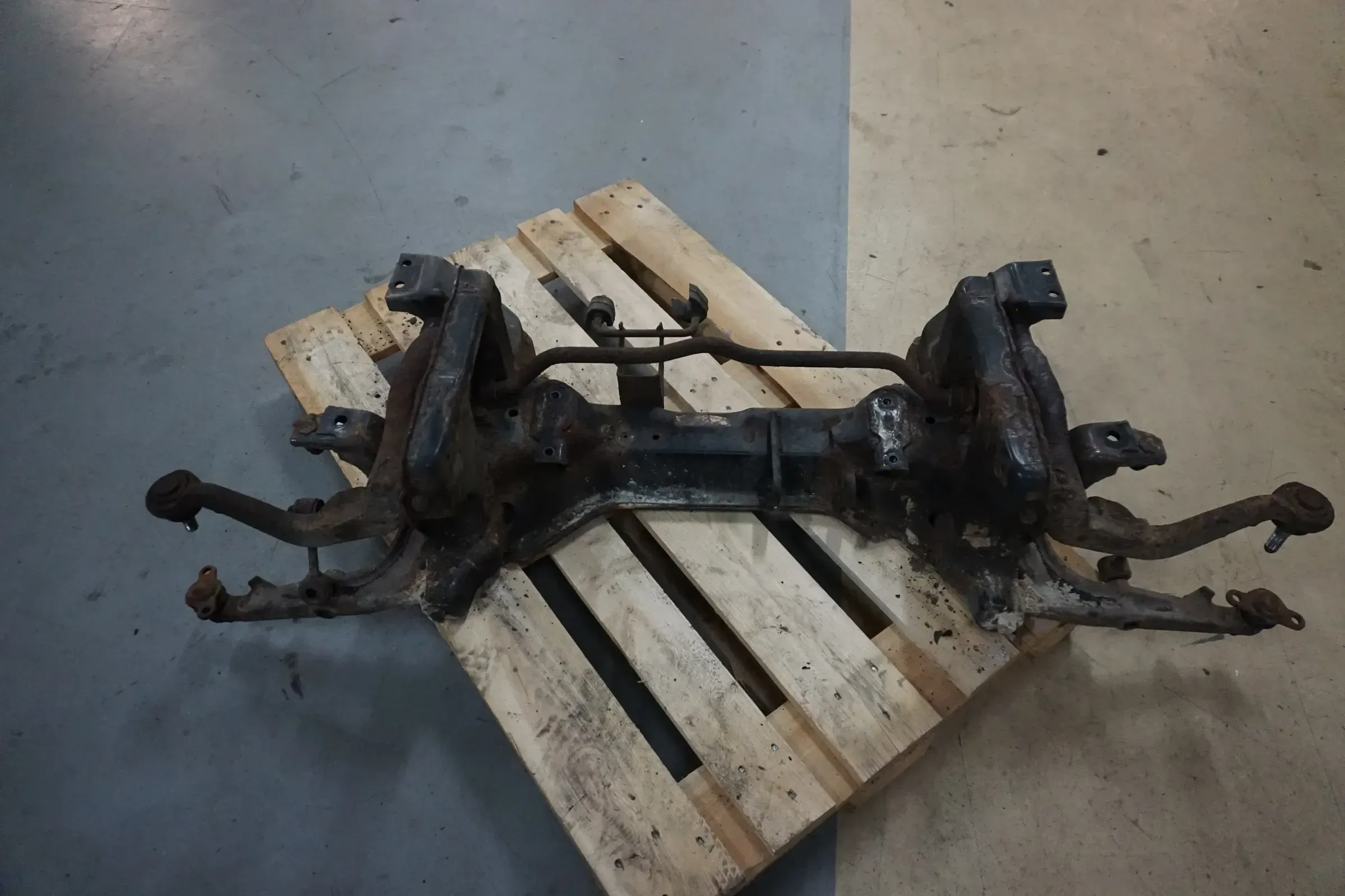 VW-T4 111 KW Original + Querlenker+ Stabilisator Achse Vorderachse vorn - Bild 1