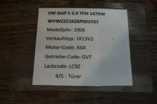 VW Golf 5 V Lichtschalter Licht Lichtschaltzentrum Schalter 1K0941431A - Bild 2