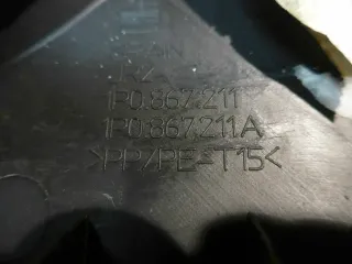 Seat Leon 1P1 Türverkleidung Verkleidung links hinten schwarz 1P0867211A - Bild 7