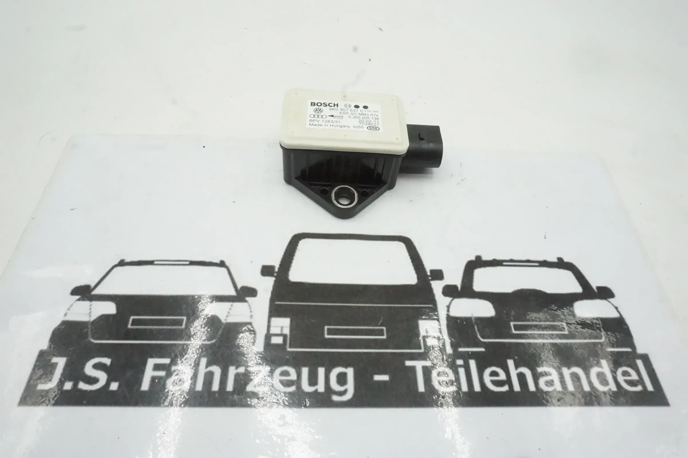 Audi A4 8K Drehratensensor ESP Beschleunigungssensor 8K0907637C - Bild 1