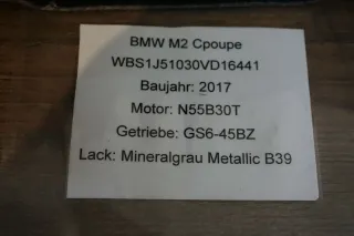 BMW 2 Coupe F22 Linke Seite Innen Koffer Rand Abdeckung 7296041 - Bild 2