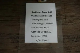Seat Leon 1M Wischermotor Wischergestänge vorne 1J1955113C 1M1955023F - Bild 2