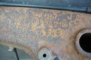 Achsschenkel VW T5 GP 2,0 TDI Radlagergehäuse hinten rechts 7H0501414D Original - Bild 5