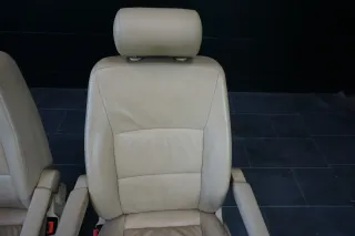 VW T5 Multivan SITZ Sitze Pilotensitze vorne links rechts Leder Beige Armlehne - Bild 3