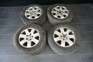 VW T5 T6 Transporter Multivan Alufelgen 6,5J X 16 Zoll ET 51 7H0601025A Felgen - Bild 1