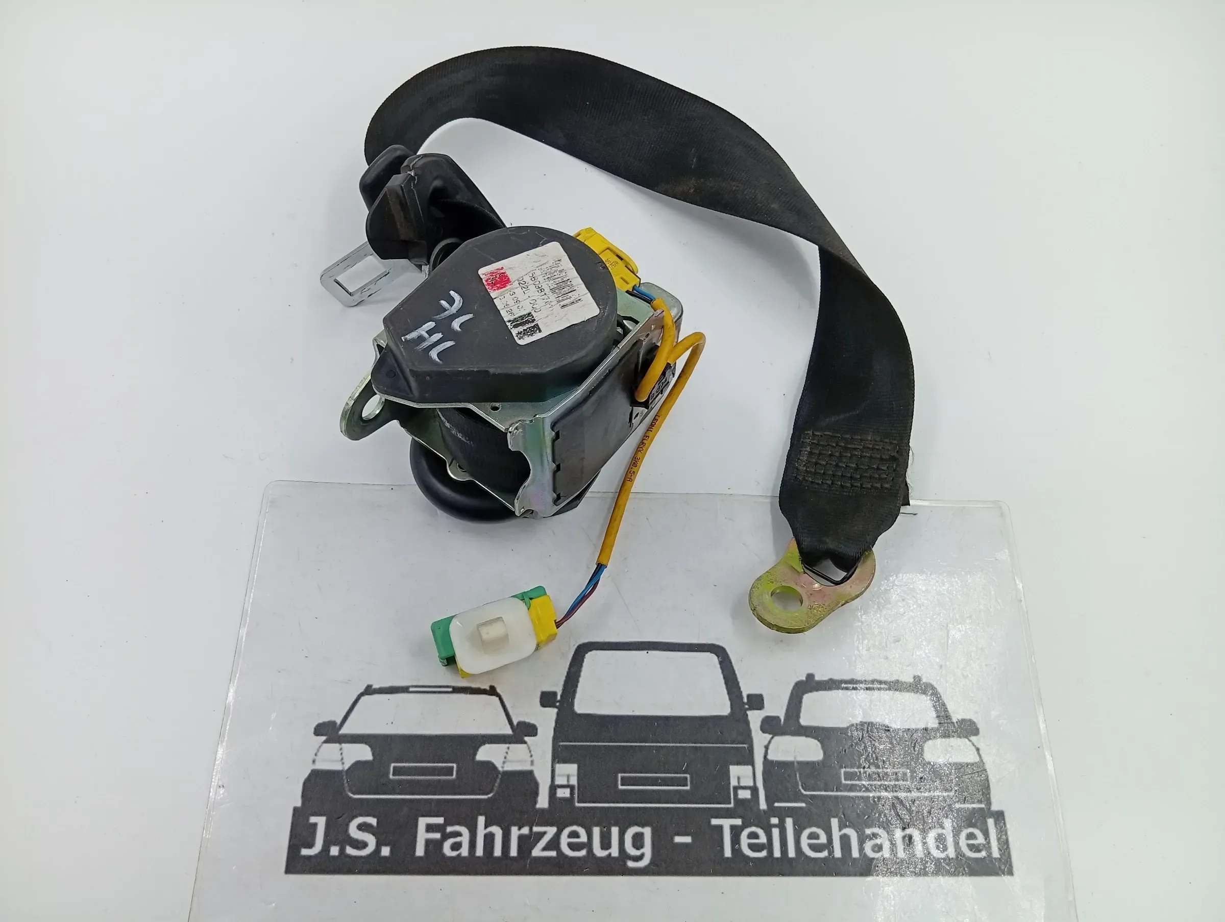 7L0857805A Porsche Cayenne VW Touareg 7L Gurt Sicherheitsgurt hinten links - Bild 1