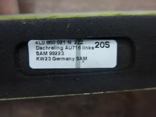 Audi Q7 4L Dachgepäckträger Dachreling Set Chrom 4L0860021N 4L0860022N - Bild 4
