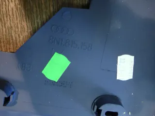 Audi TT 8N Abdeckung Verkleidung Fußraumverkleidung rechts 8N1815158 Blau Denim - Bild 2