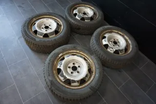 4 x VW T5 Multivan Stahlfelgen 7E0601027B Winterräder 215/60 R17C 104/102H - Bild 2