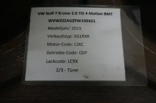 VW GOLF 7 VII R Bremse Bremsanlage Hinten 310x22mm komplett Set - Bild 2