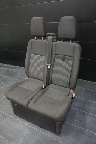 Ford Transit Custom Sitzbank Beifahrersitzbank Sitz Beifahrer Stoff Schwarz - Bild 3