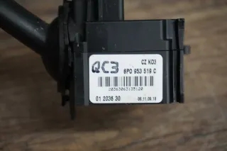 Hebel rechts Schalter Audi A3 8P TT 8J Lenkstockschalter 8P0953519C FIS Scheiben - Bild 5