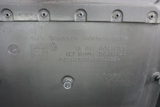 VW T5 Multivan Verkleidung Schiebetür rechts Stoff 7H5867028 - Bild 7