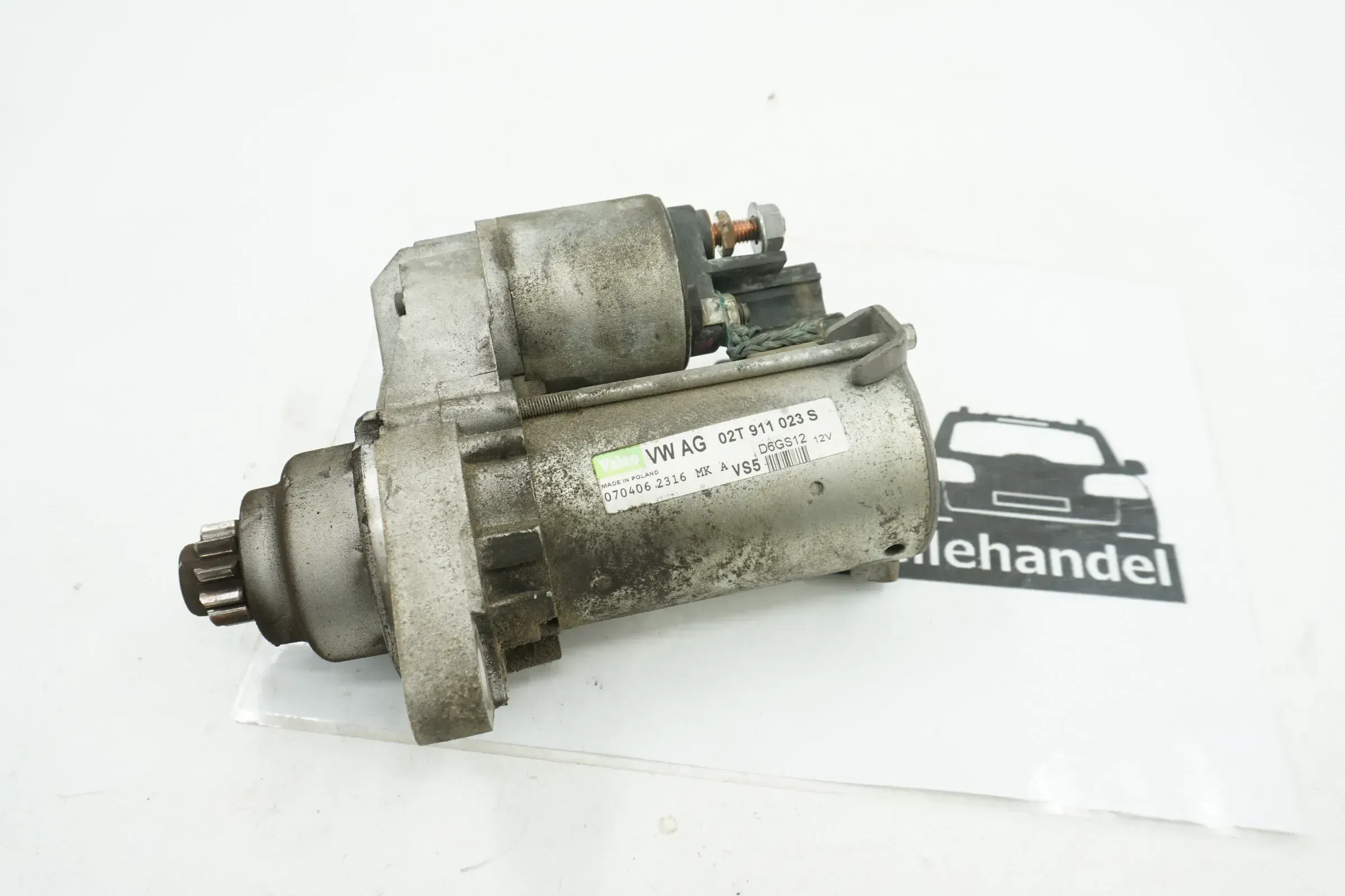 Starter Anlasser VW Polo 9N Skoda Fabia Audi A1 8X 1,2 1,4 02T911023S Original - Bild 1