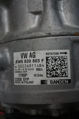 original Audi A4 8W B9 A5 Klimakompressor Klima compressor 8W0820803F - Bild 6