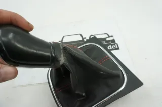 Schaltkulisse GTI Schaltknauf Leder rote Nähte VW GOLF VI 6 5K 2.0 GTI - Bild 6