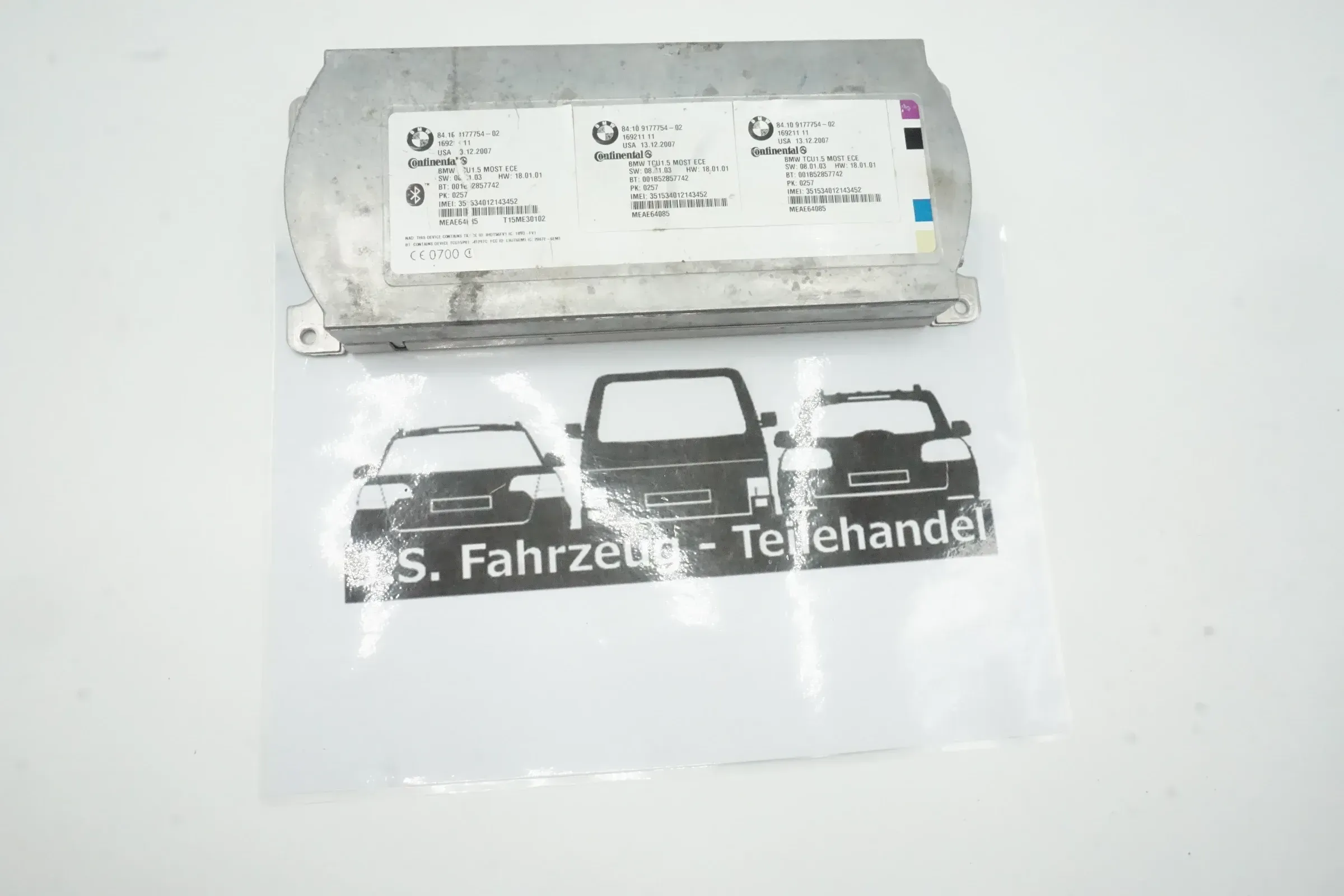 Original BMW 3er e91 ECUs & Steuergeräte 9177754-02 Gebraucht - Bild 1