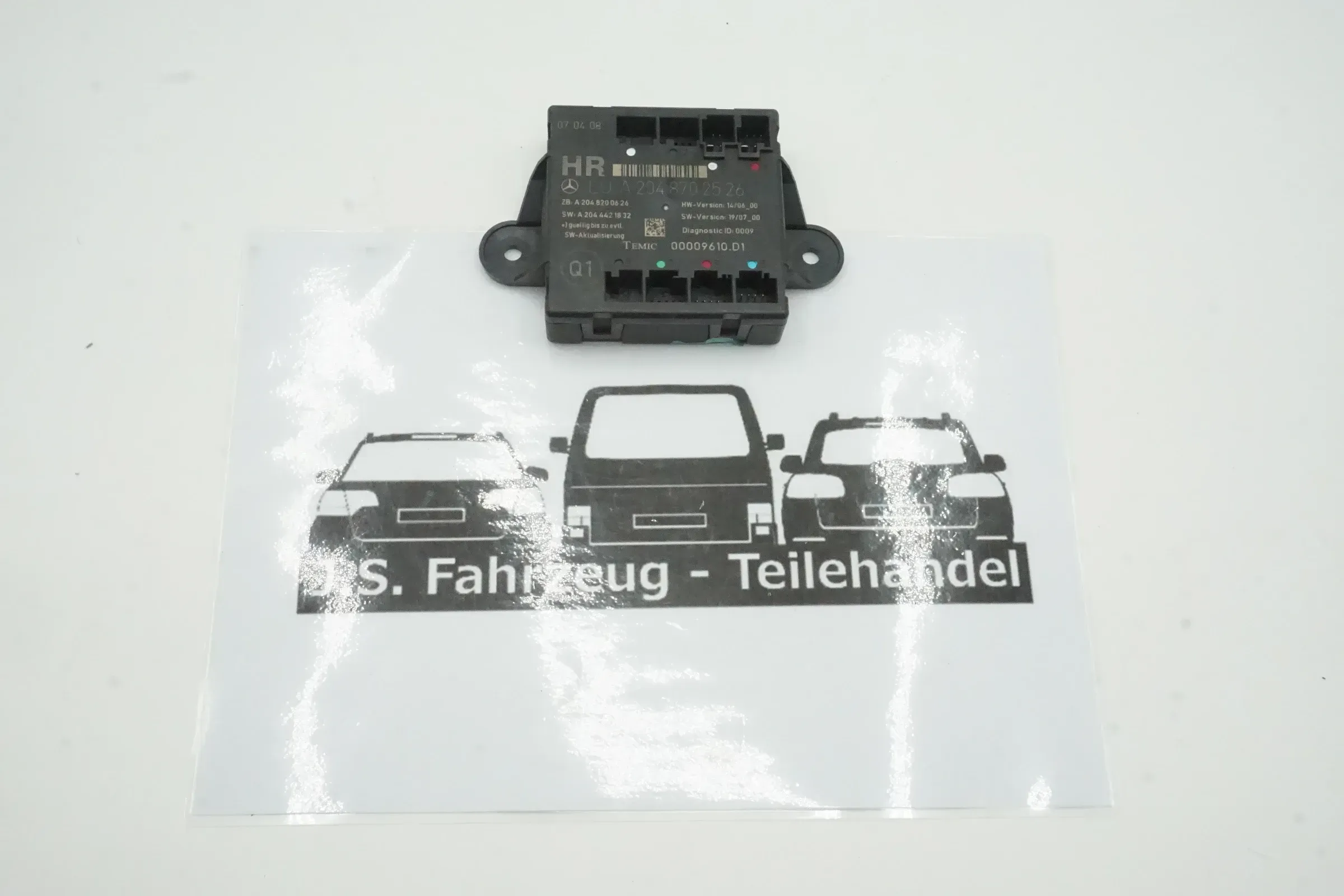 Mercedes W204 C-Klasse Türsteuergerät Steuergerät Hinten Rechts A2048702526 - Bild 1