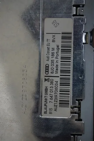 Audi TT 8J Audi Concert Radio Autoradio CD Spieler 8J0035186M - Bild 6